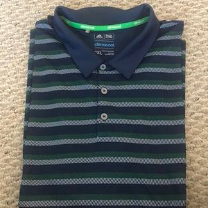 Climacool short-sleeve collard shirt